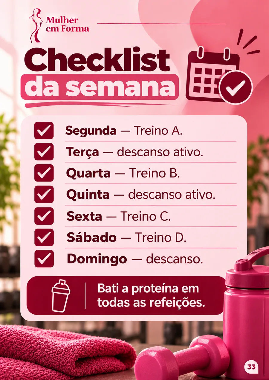 Checklist da semana